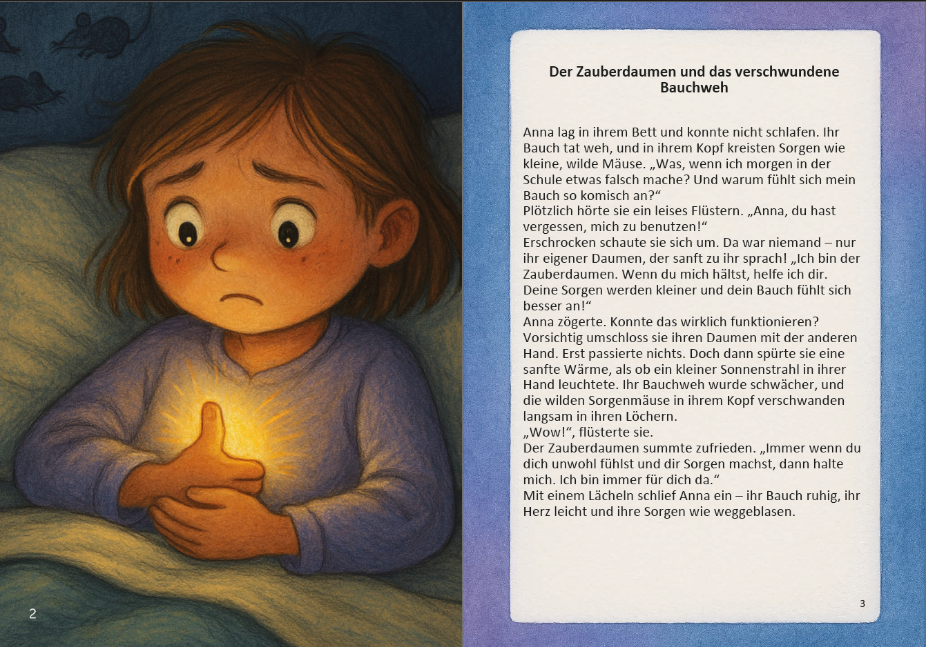 Der Zauberdaumen und das verschwundene Bauchweh
